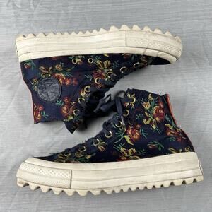 Converse Platform CTAS Lift Ripple Floral Women’s Size 9 Casual Sneakers 561654C